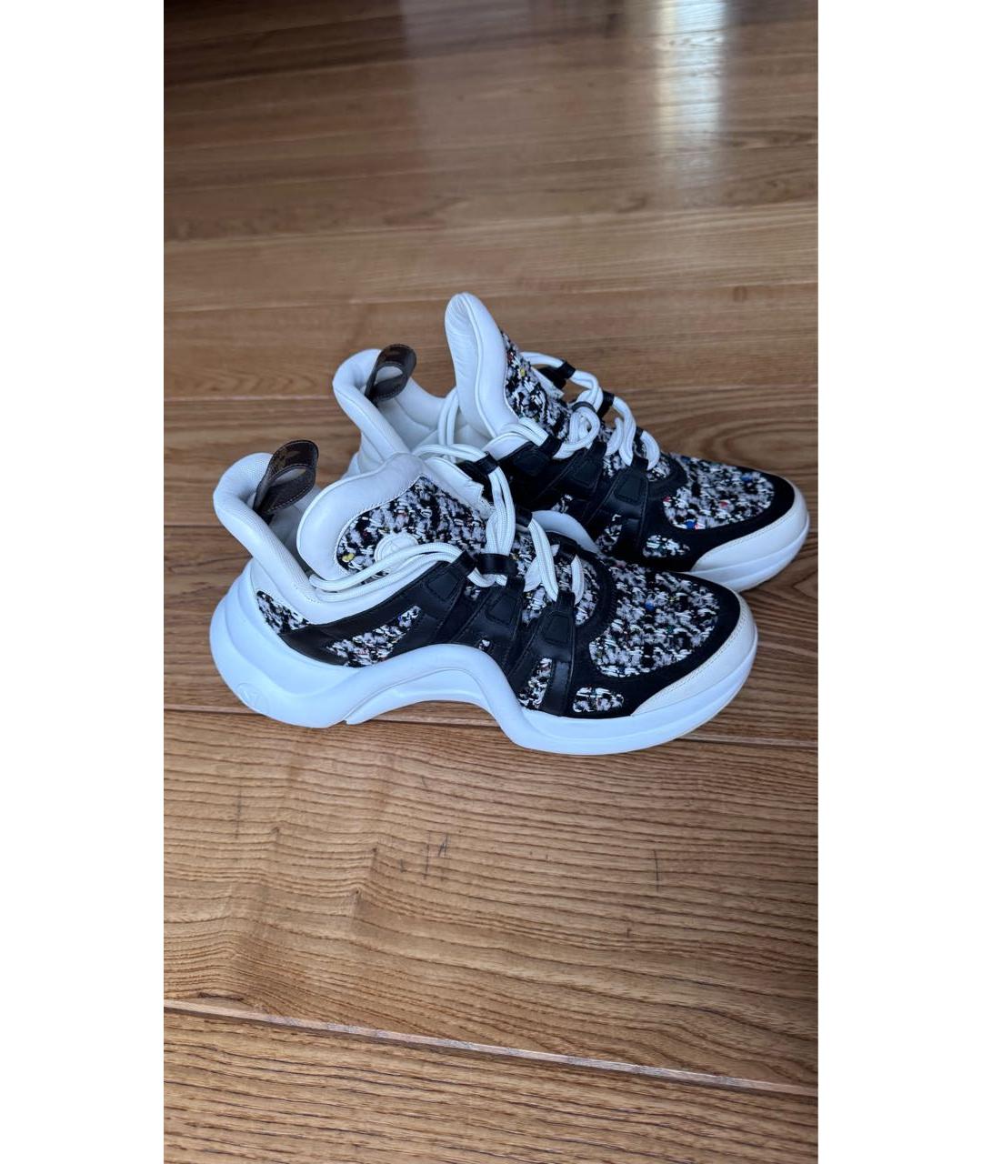 LOUIS VUITTON Мульти текстильные кроссовки, фото 7