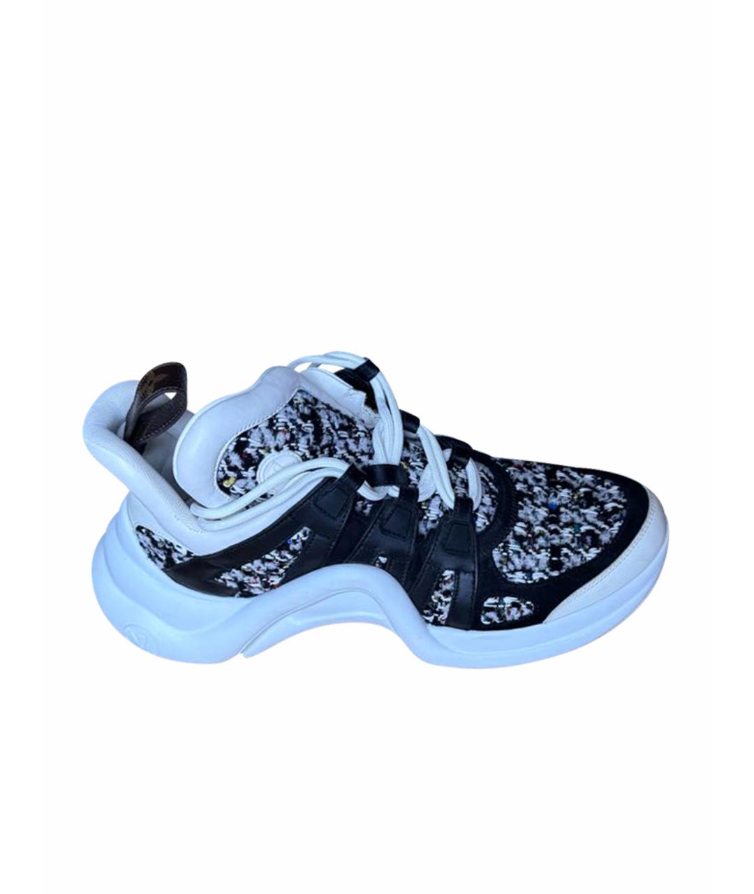 LOUIS VUITTON Мульти текстильные кроссовки, фото 1