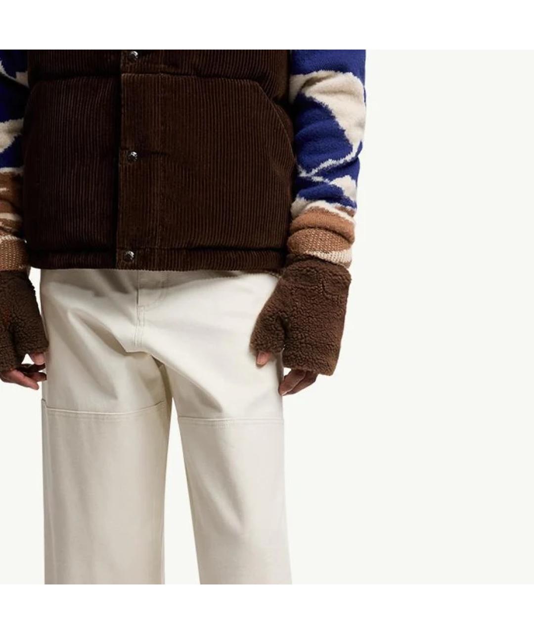 MONCLER Коричневый жилет, фото 3