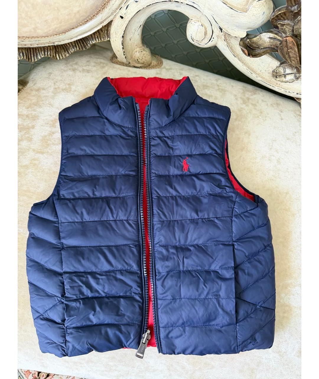 POLO RALPH LAUREN Темно-синий жакет / жилет, фото 5