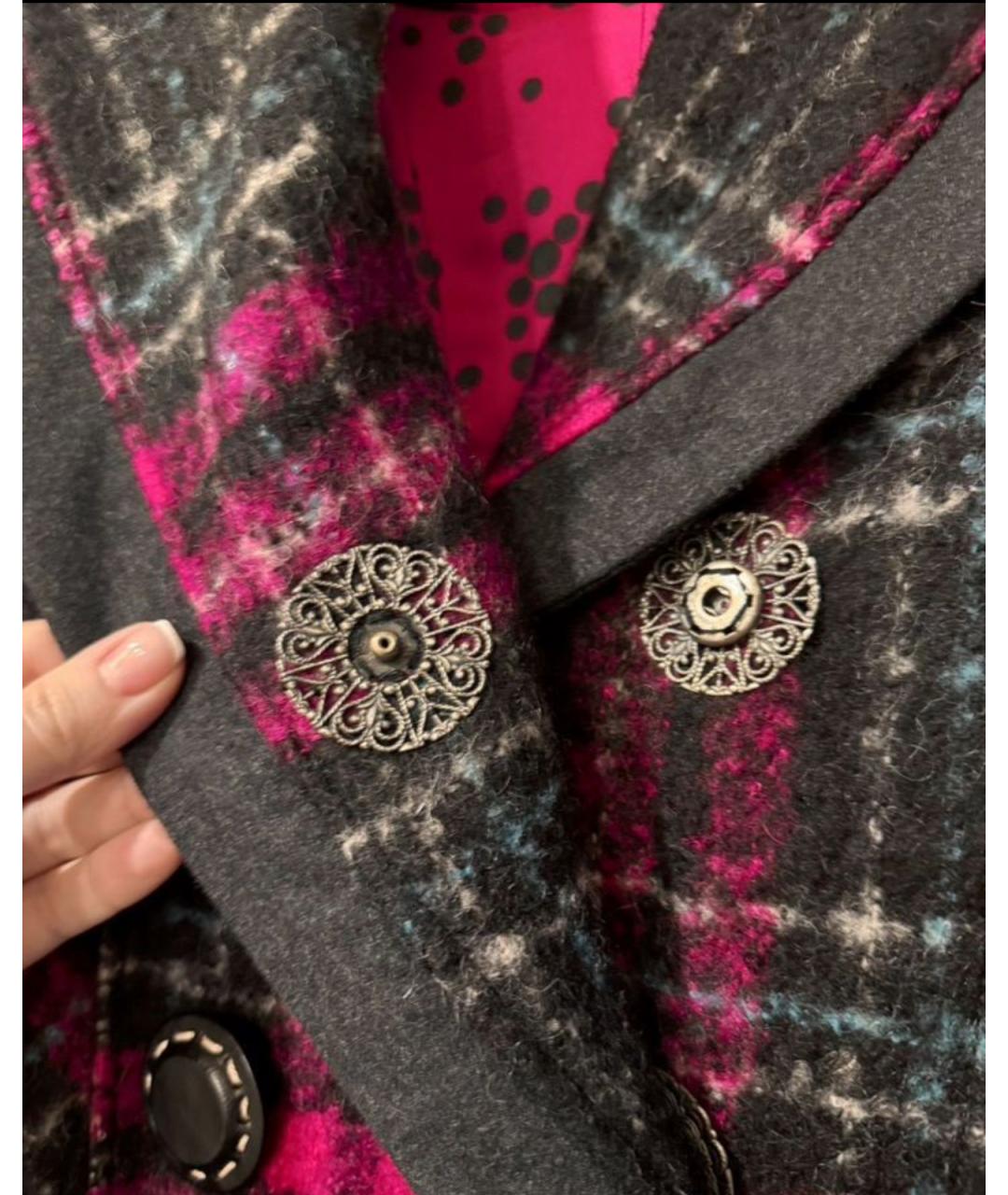 KENZO Шерстяное пальто, фото 4