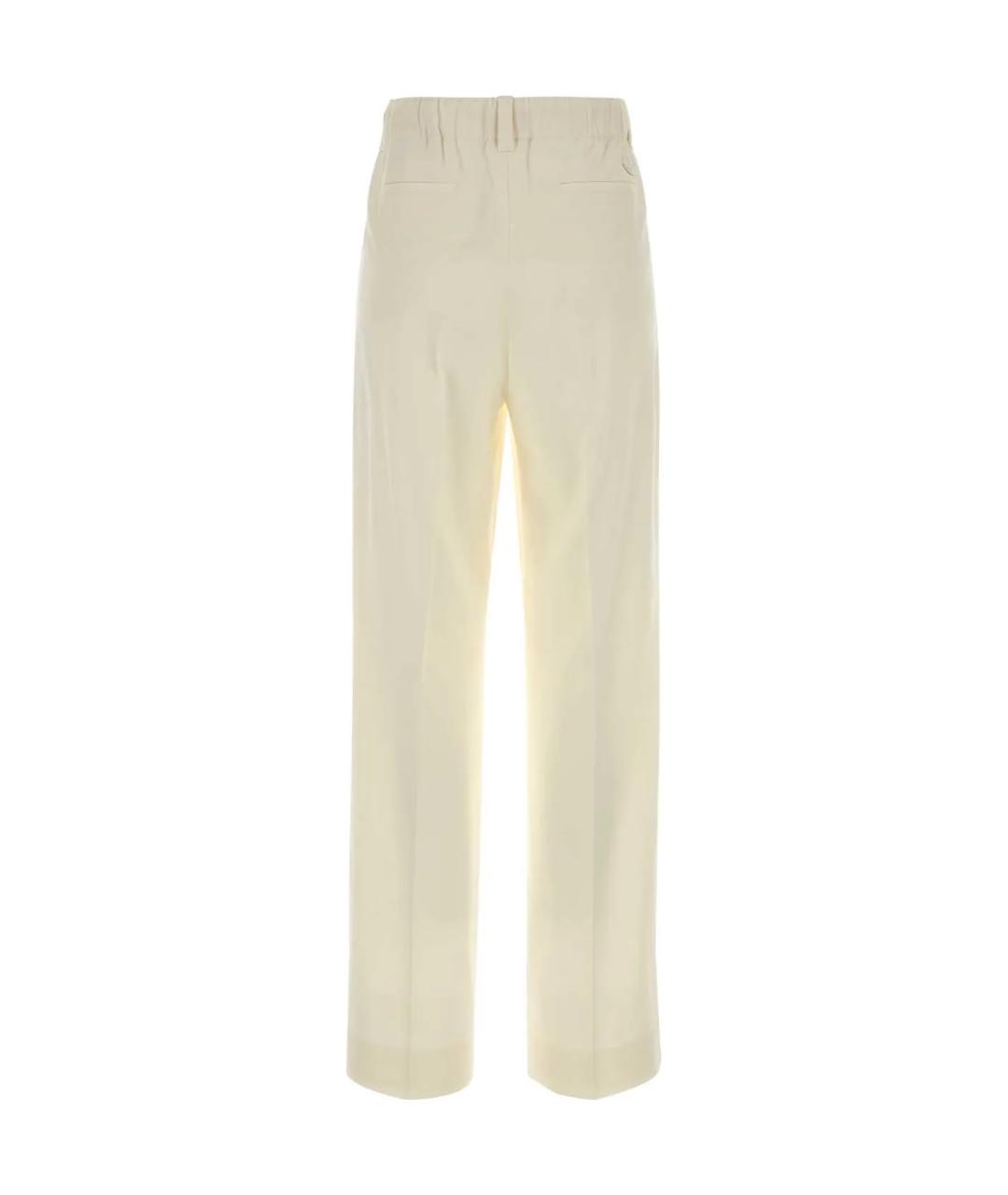 MONCLER Бежевые прямые брюки, фото 2