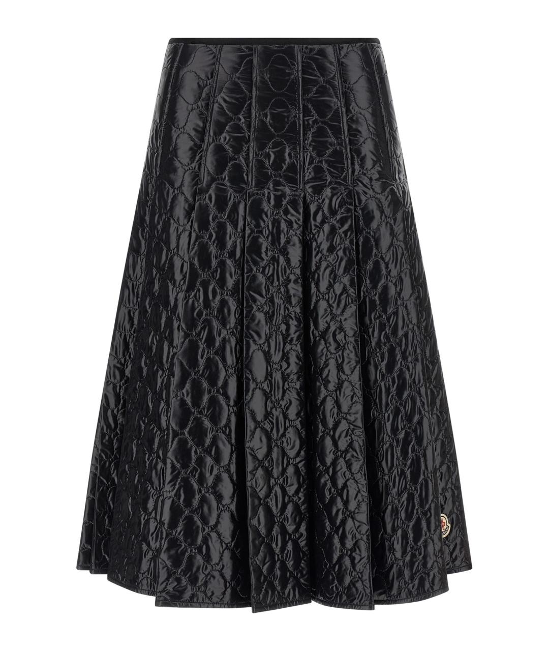MONCLER Черная юбка макси, фото 1