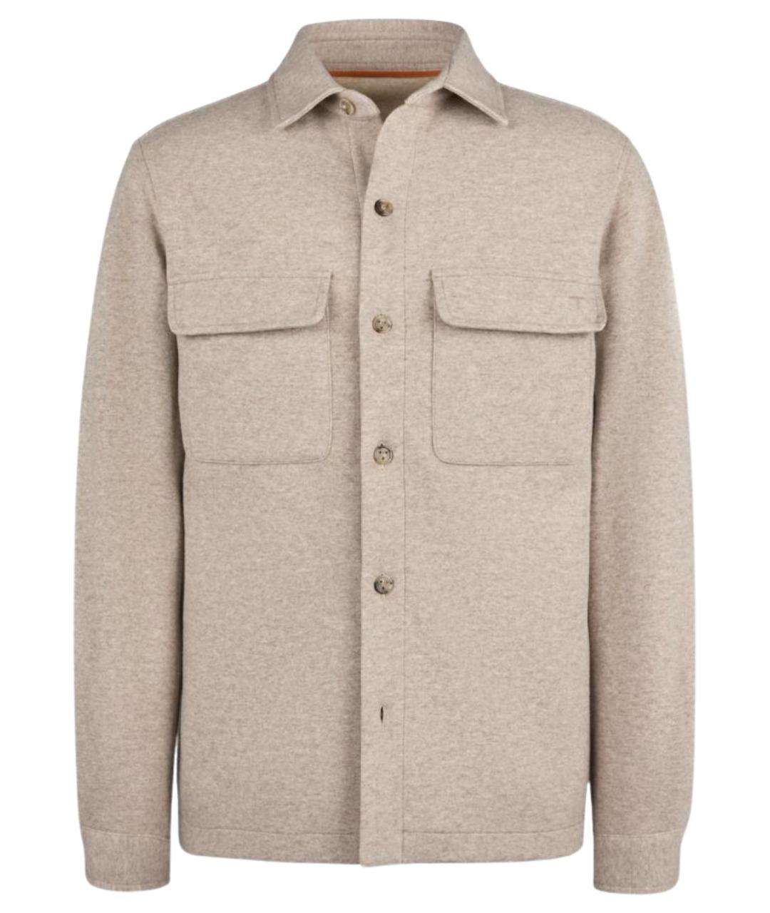 TOD'S Бежевая кашемировая куртка, фото 1