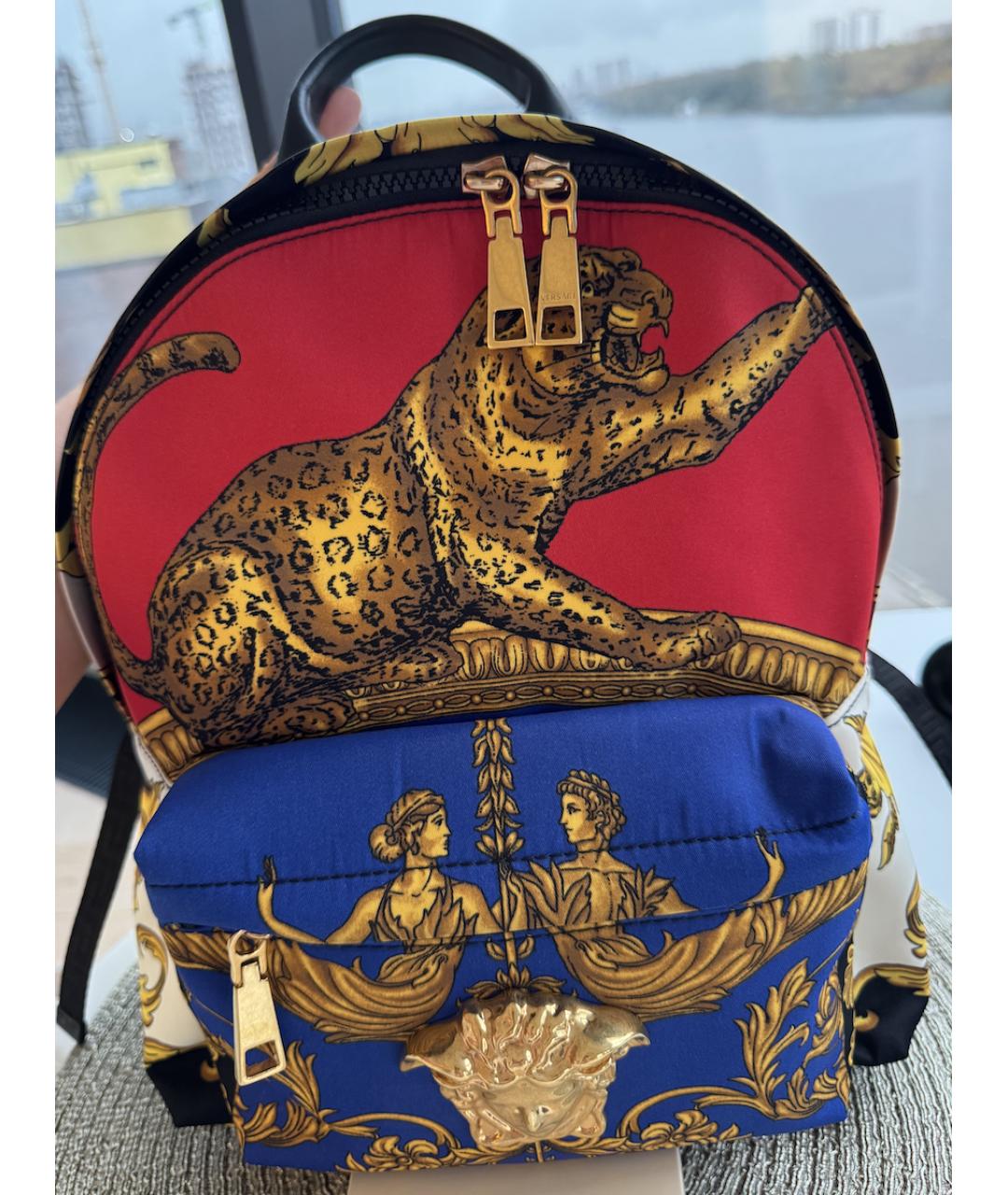 VERSACE Мульти синтетический рюкзак, фото 10