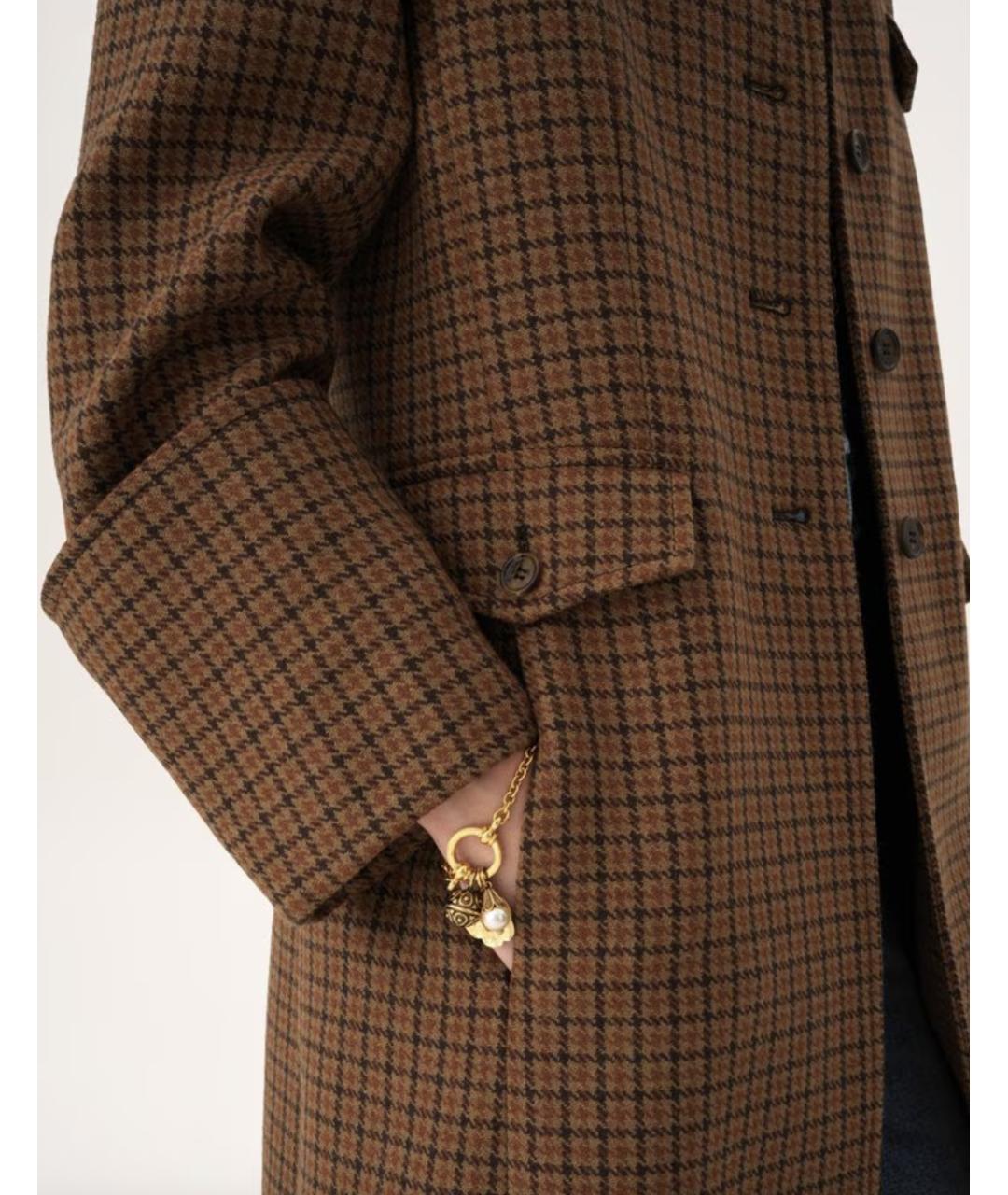 CHLOE Мульти шерстяное пальто, фото 4