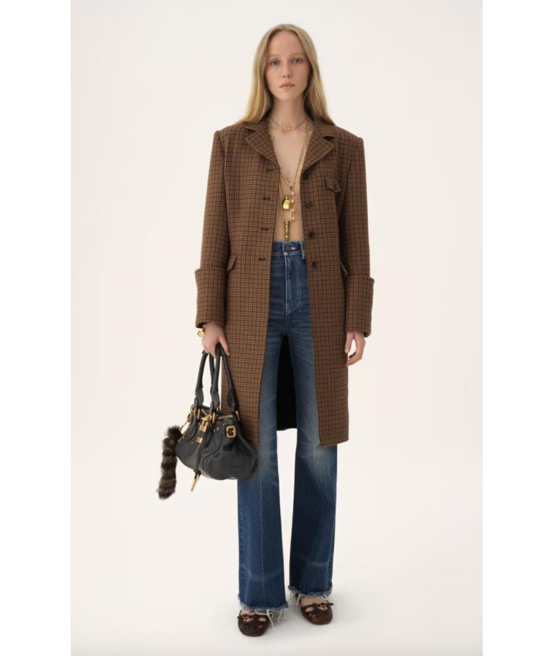 CHLOE Мульти шерстяное пальто, фото 2