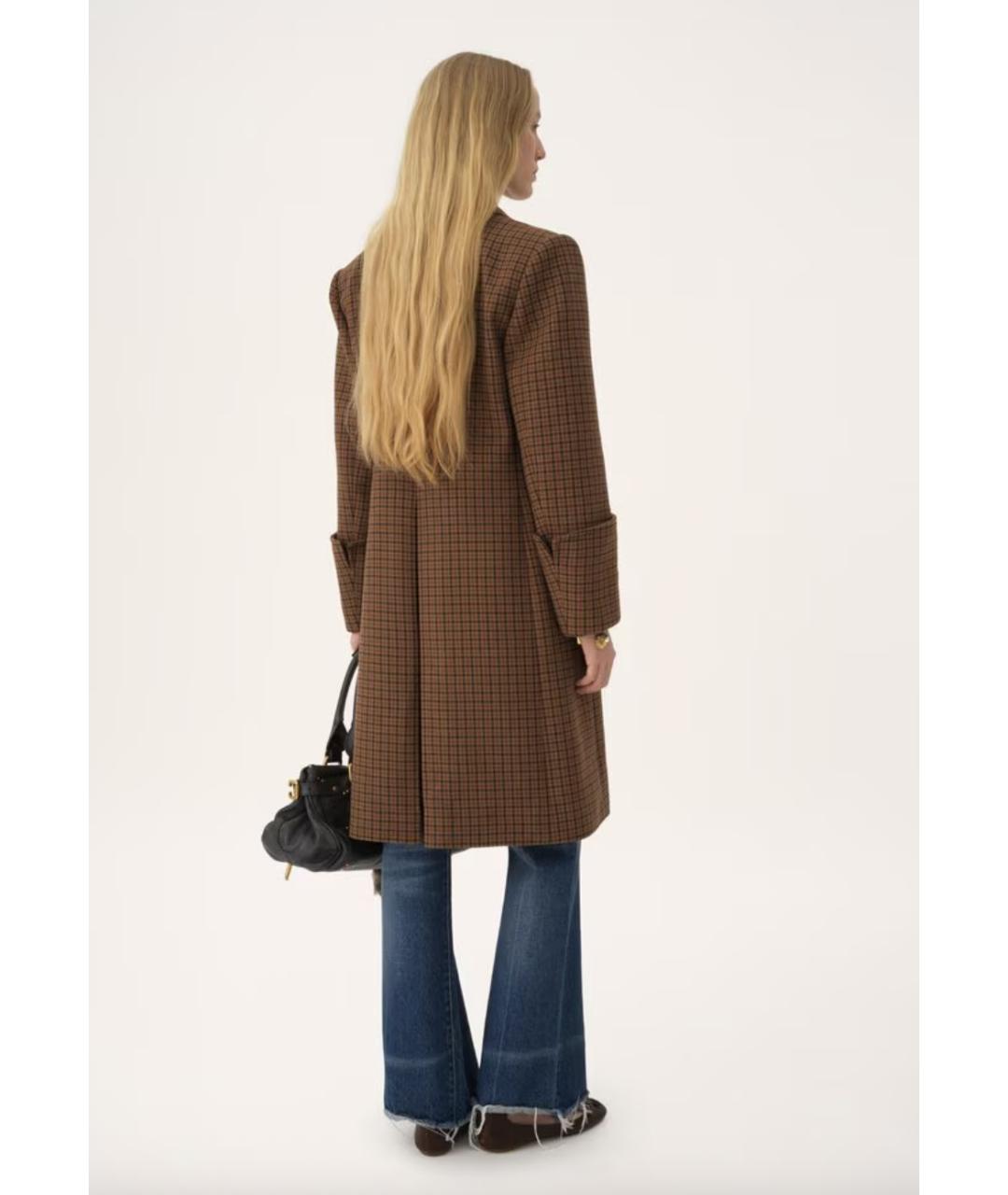 CHLOE Мульти шерстяное пальто, фото 3