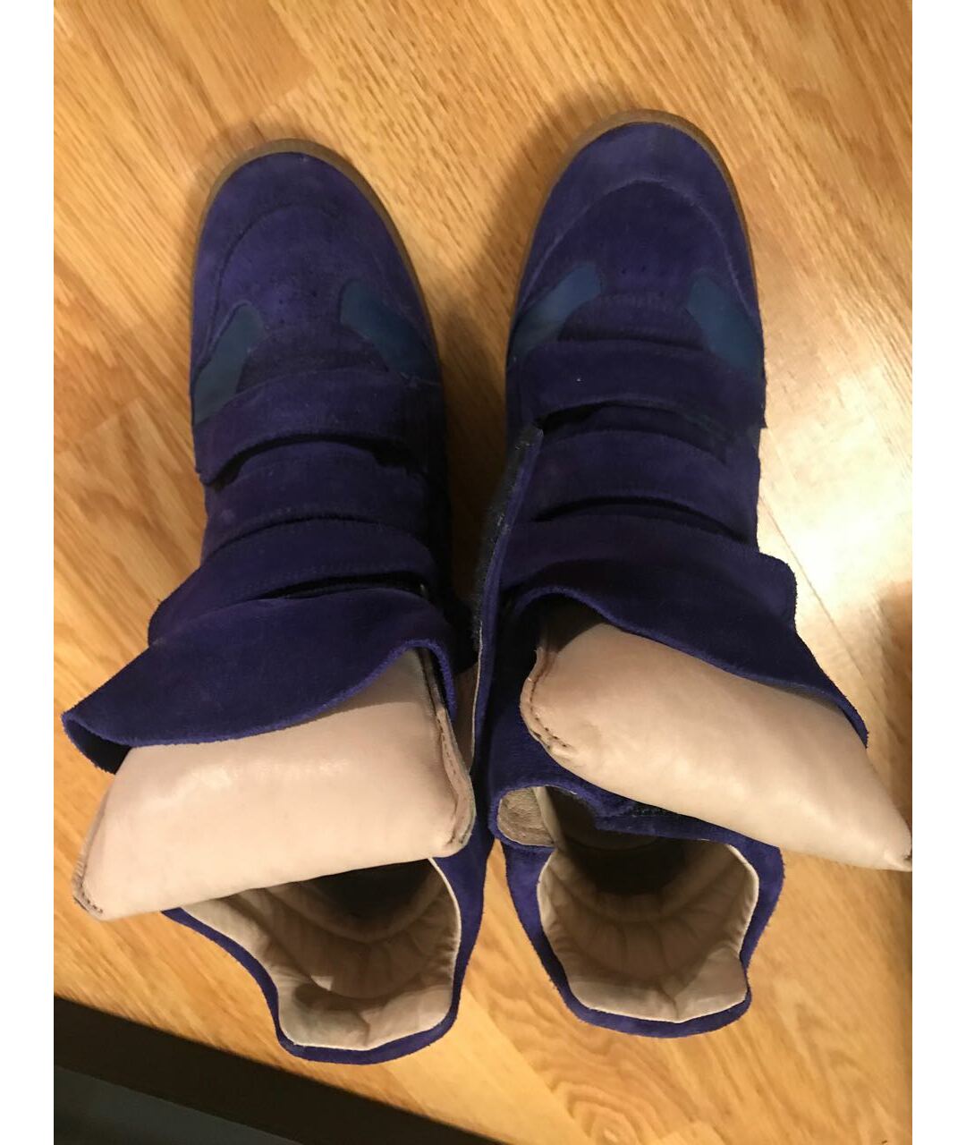 ISABEL MARANT Синие замшевые ботинки, фото 4