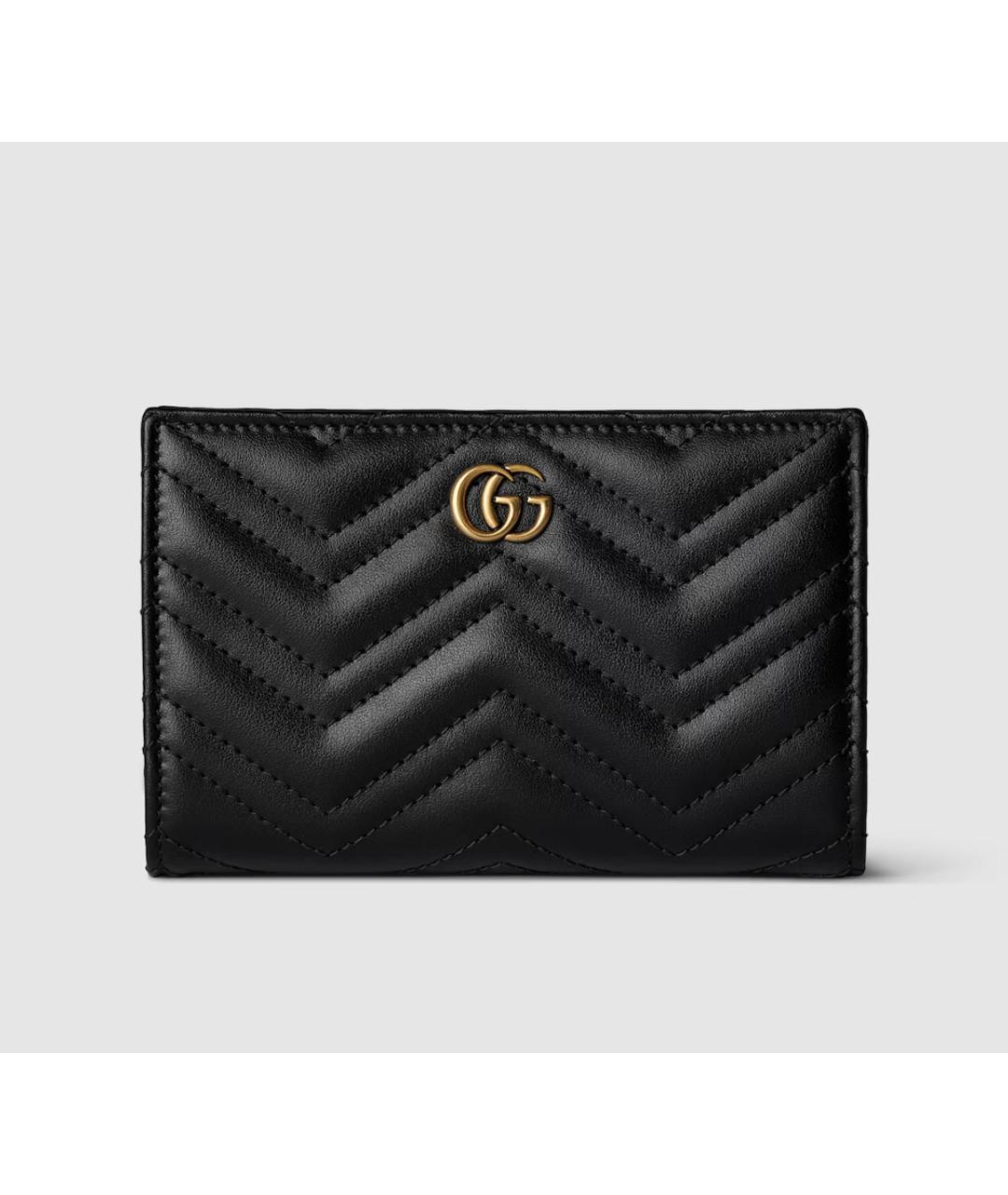 GUCCI Черный кожаный кошелек, фото 7