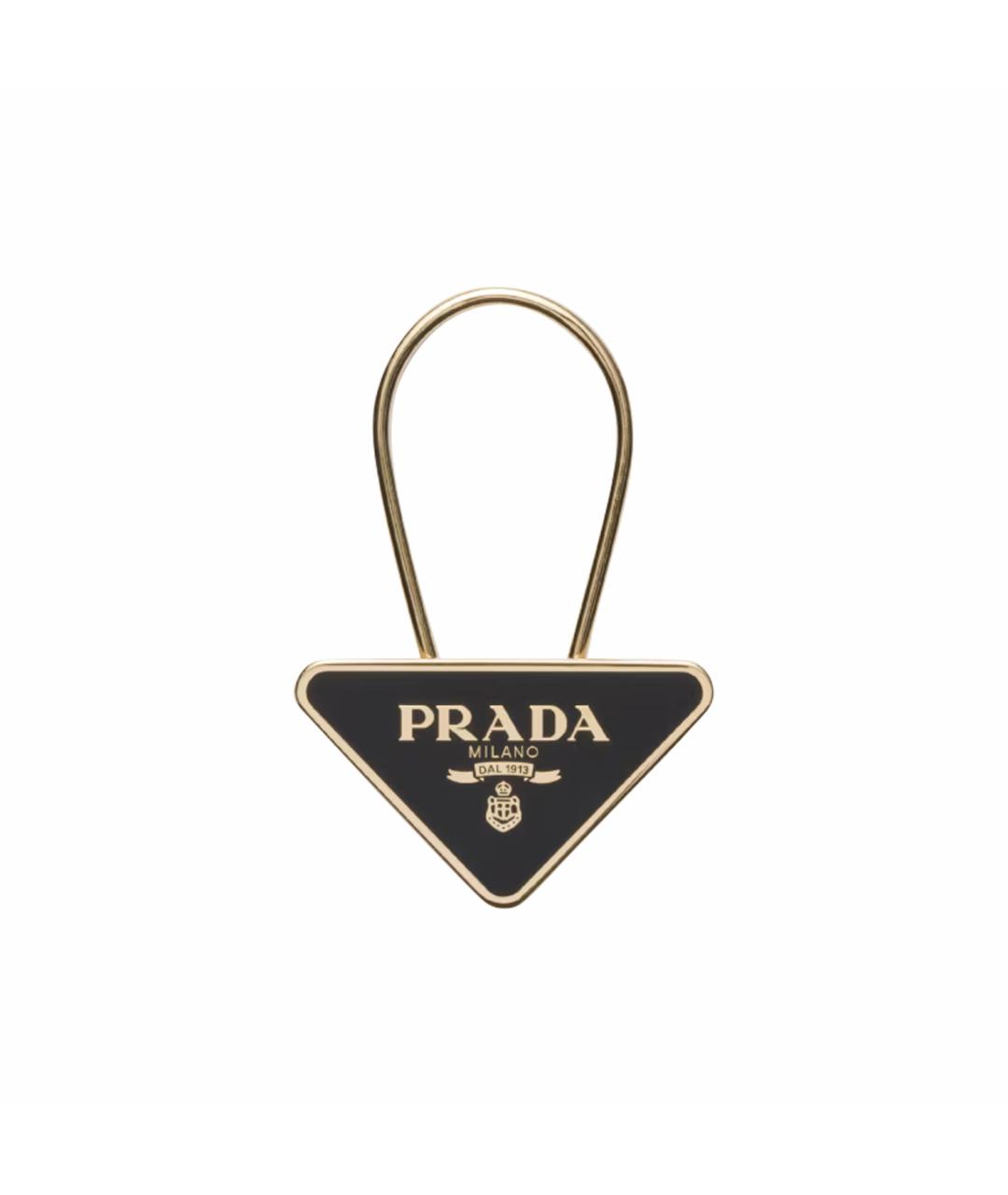 PRADA Черный брелок, фото 1