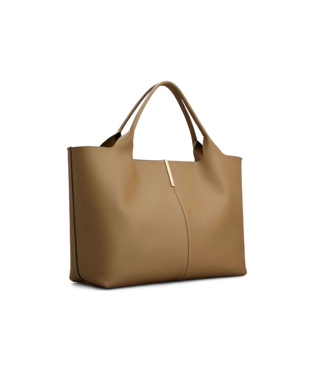 TOD'S Коричневая кожаная сумка тоут, фото 3