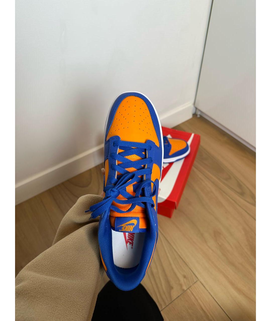 NIKE Мульти кожаные низкие кроссовки / кеды, фото 4