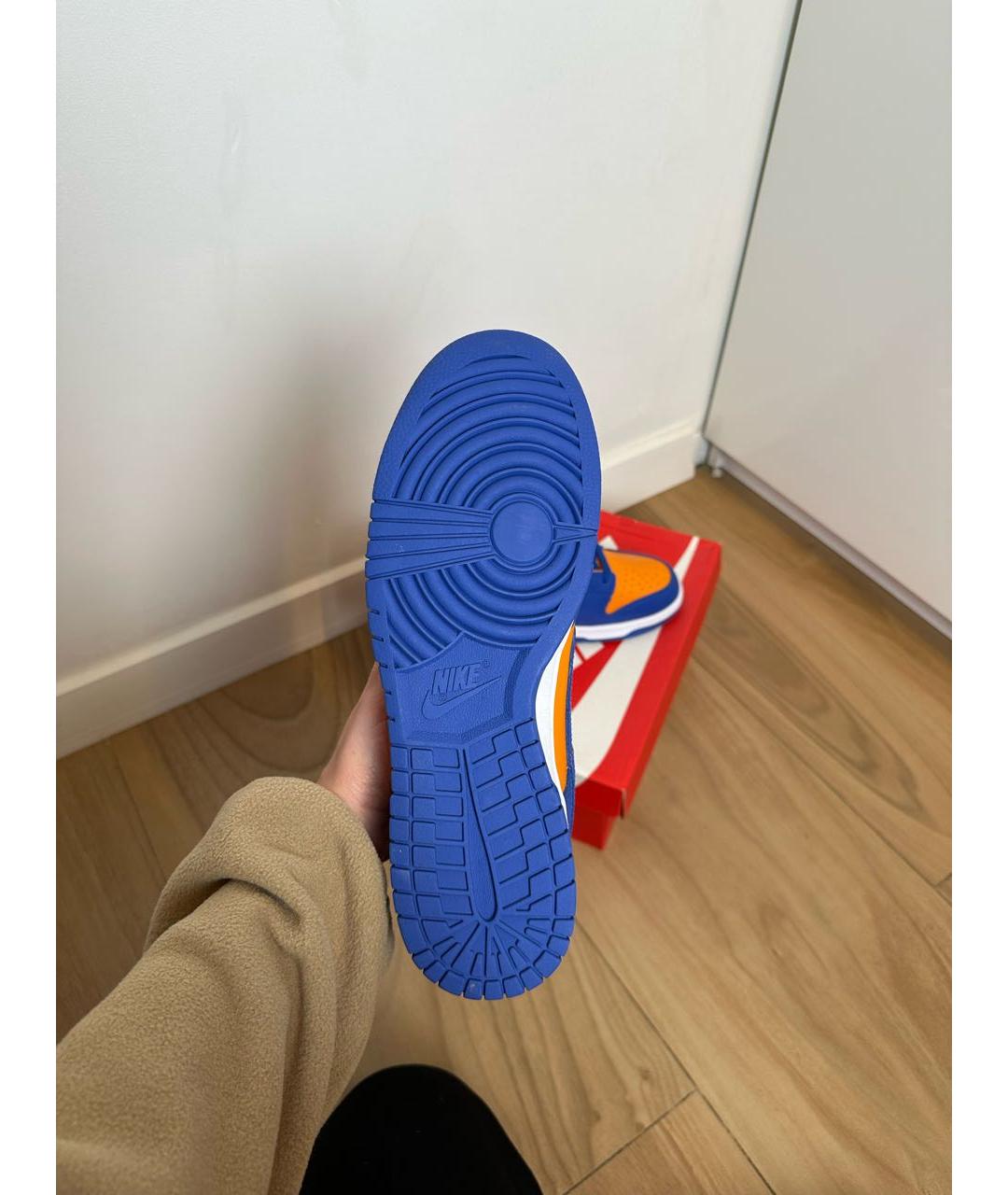NIKE Мульти кожаные низкие кроссовки / кеды, фото 5