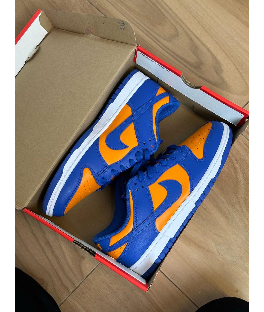 NIKE Мульти кожаные низкие кроссовки / кеды, фото 7