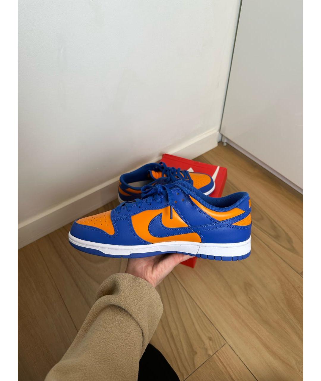 NIKE Мульти кожаные низкие кроссовки / кеды, фото 3