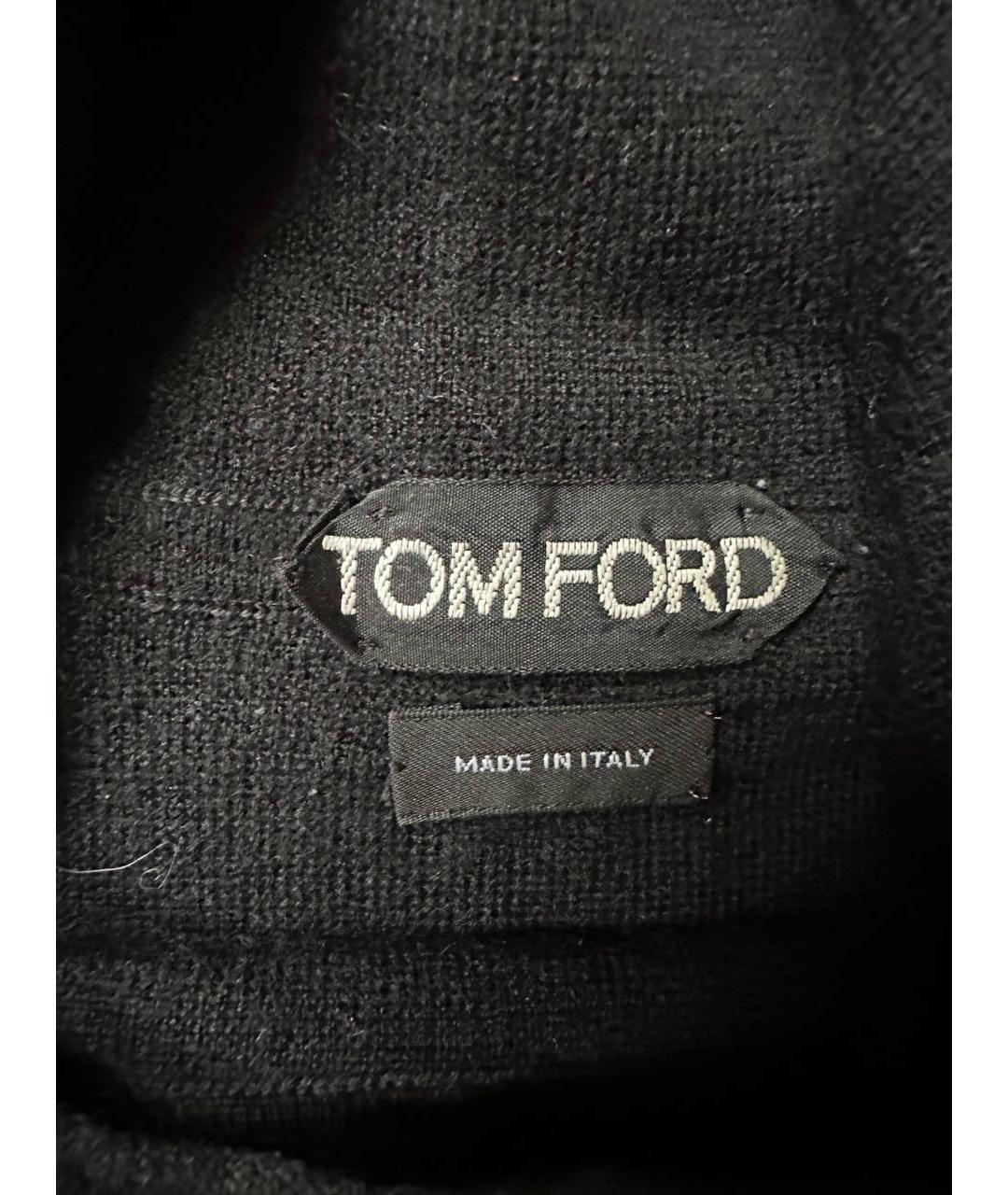 TOM FORD Черный кашемировый джемпер / свитер, фото 4