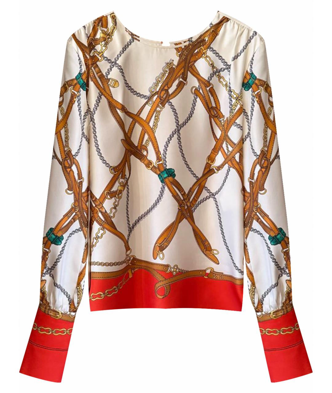 LOUIS VUITTON Мульти шелковая блузы, фото 1