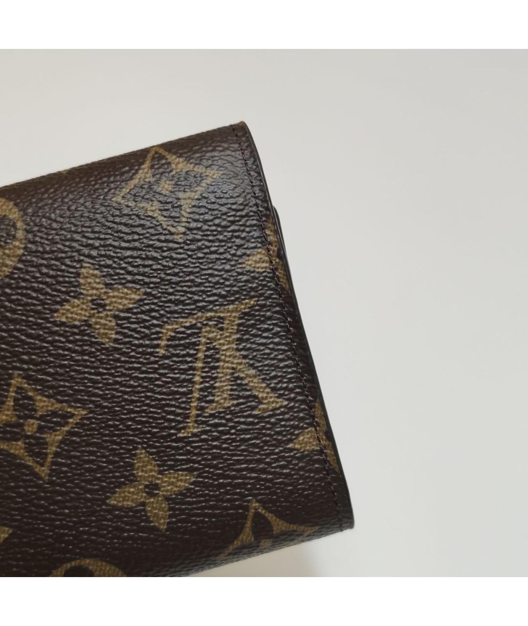 LOUIS VUITTON Бордовый кошелек, фото 3