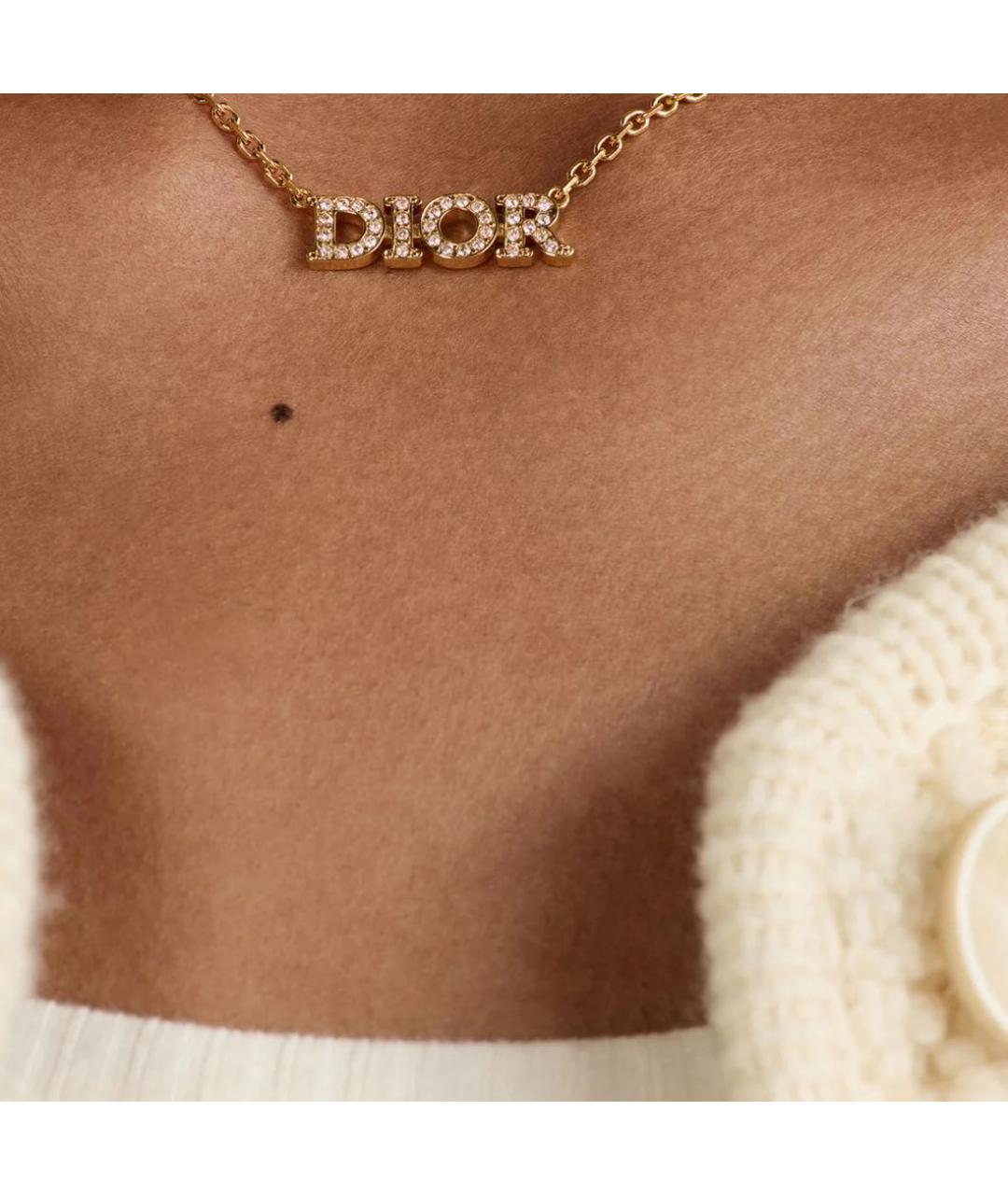 CHRISTIAN DIOR Золотое колье, фото 2