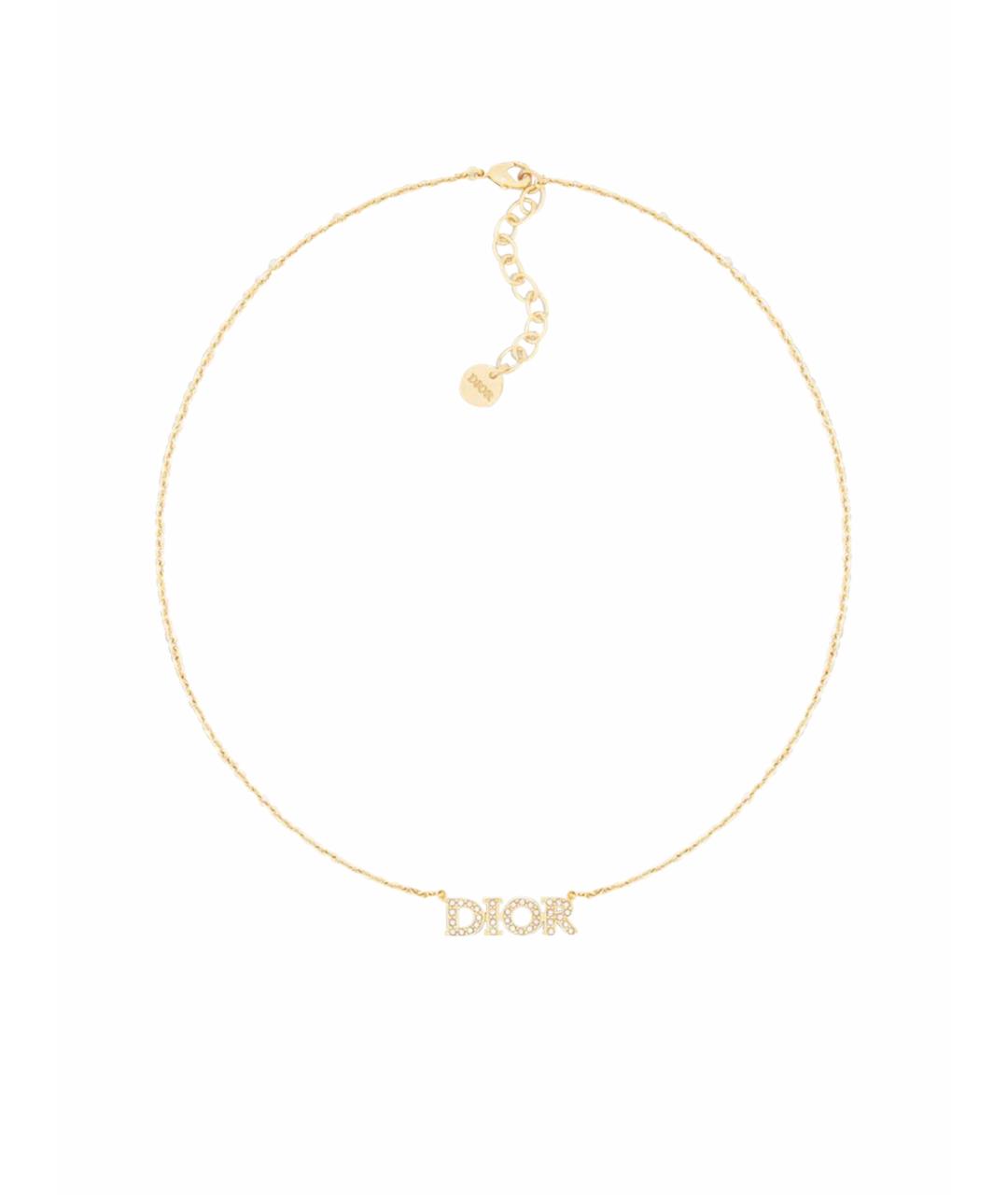 CHRISTIAN DIOR Золотое колье, фото 1