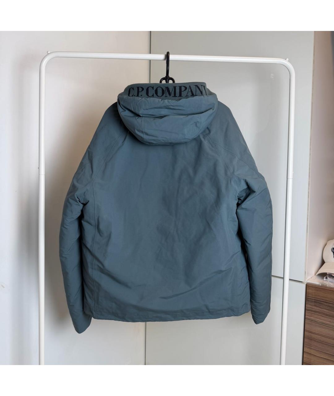 CP COMPANY Голубая полиэстеровая куртка, фото 3