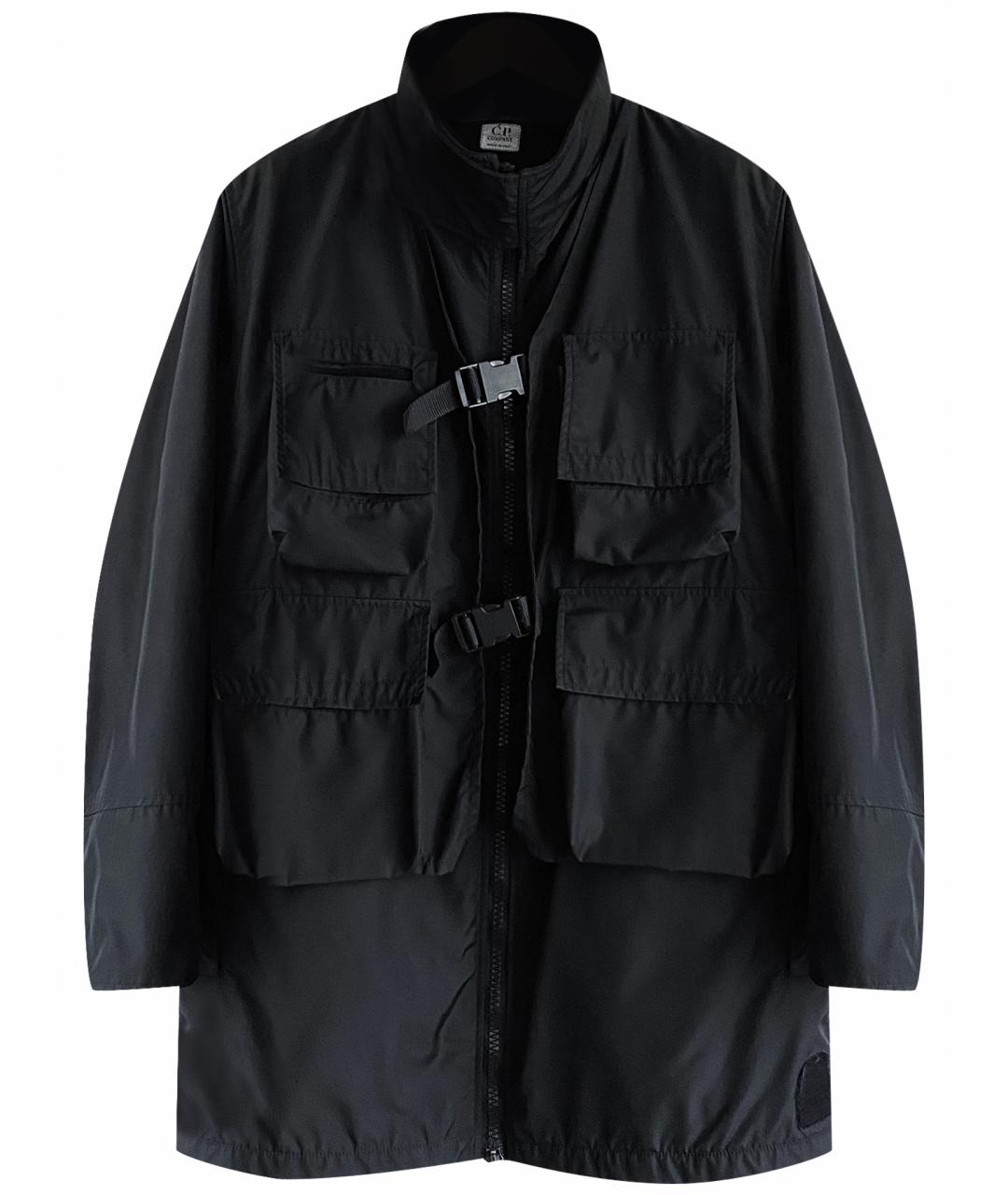 CP COMPANY Черная полиамидовая куртка, фото 1