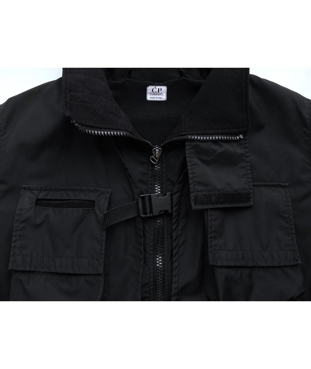 CP COMPANY Черная полиамидовая куртка, фото 4