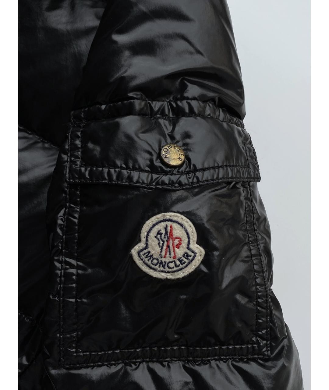 MONCLER Черный пуховик, фото 6