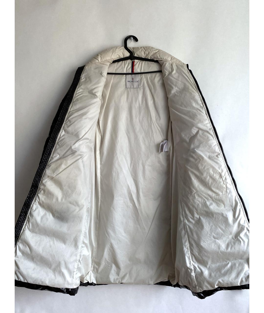 MONCLER Черный пуховик, фото 3