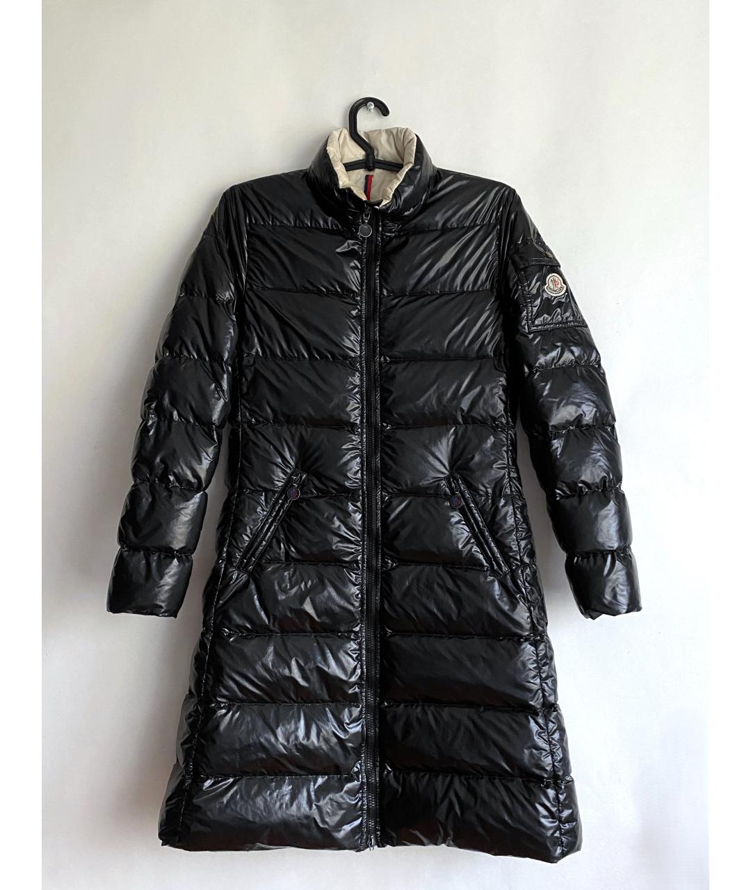 MONCLER Черный пуховик, фото 10