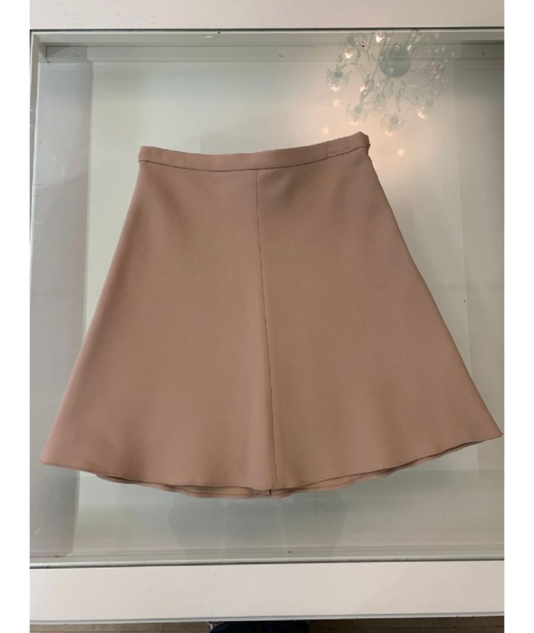 CHRISTIAN DIOR Бежевый шерстяной костюм с юбками, фото 2