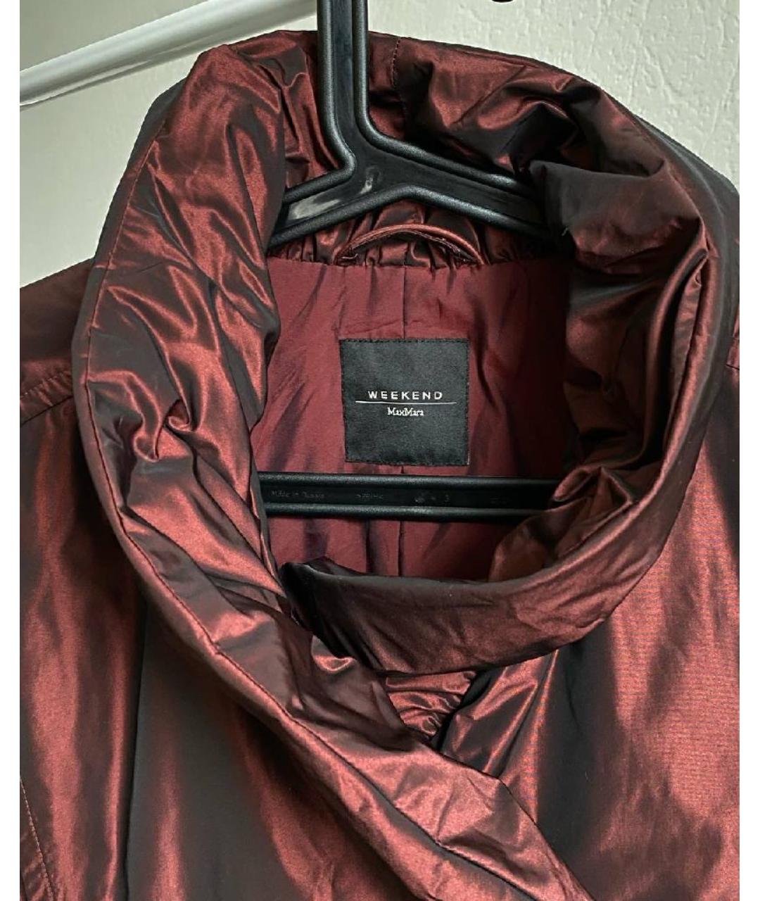 WEEKEND MAX MARA Бордовая куртка, фото 3