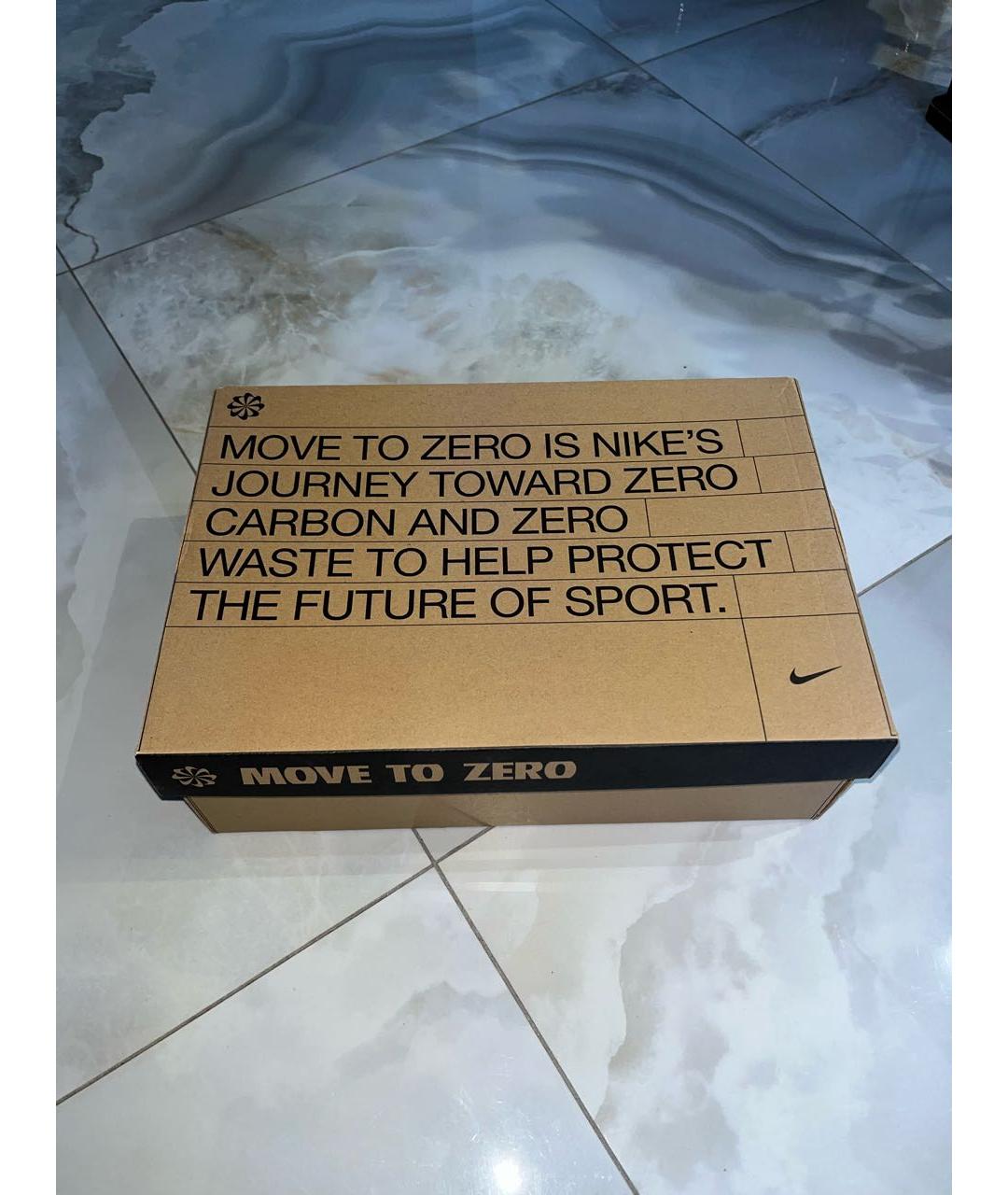 NIKE Бежевые высокие кроссовки / кеды, фото 8