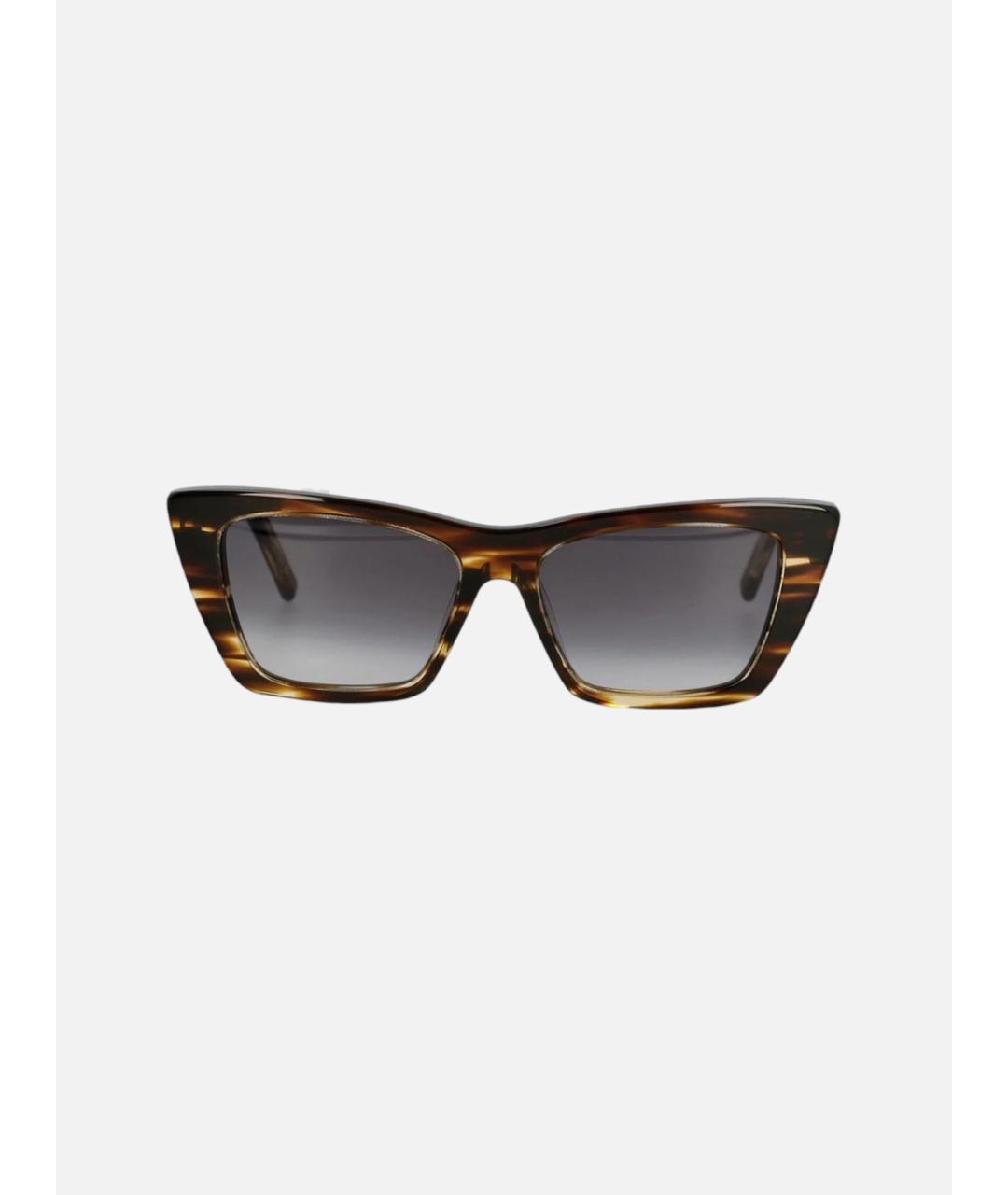 SAINT LAURENT Мульти пластиковые солнцезащитные очки, фото 3