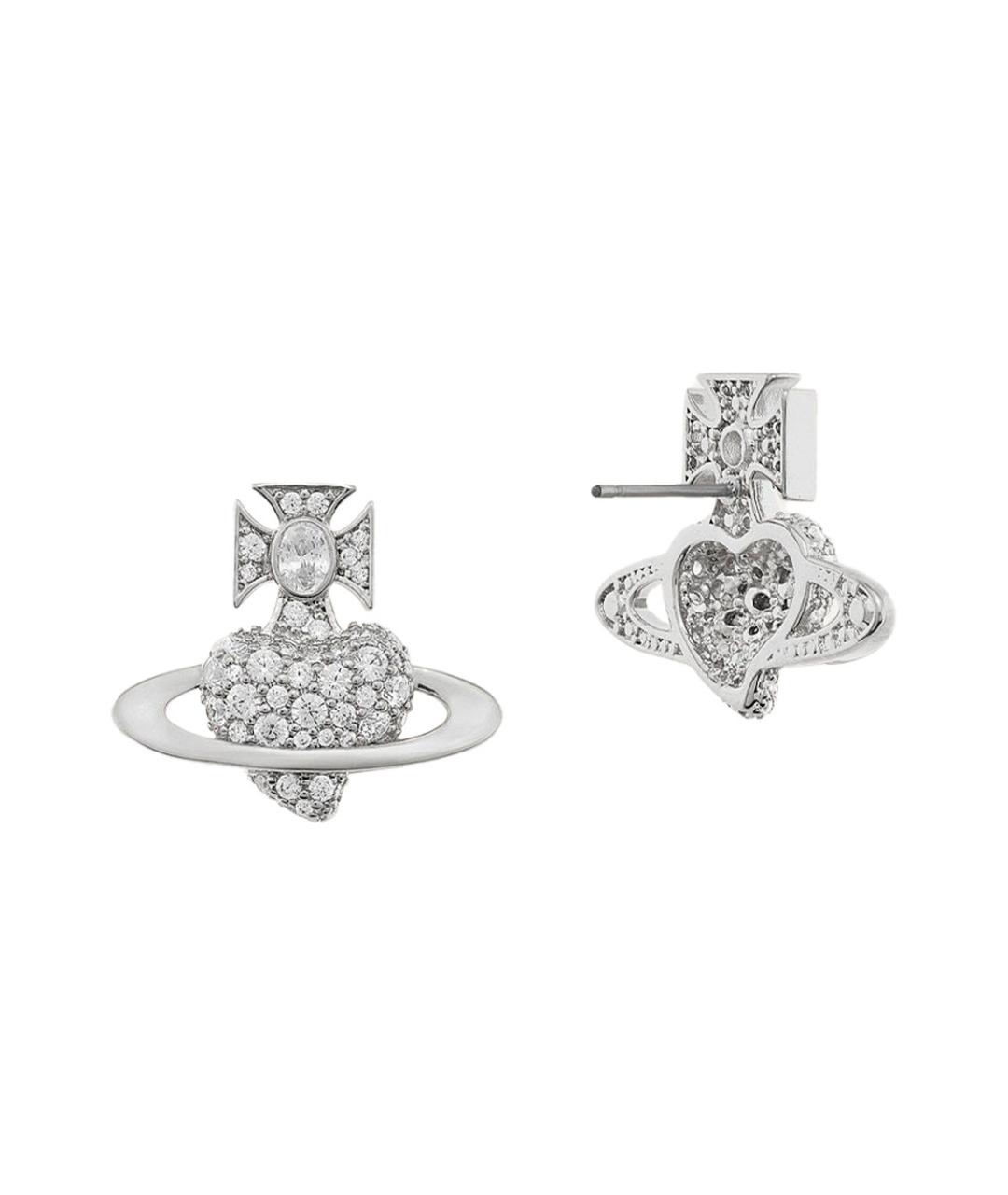 VIVIENNE WESTWOOD Серебряные латунные серьги, фото 2