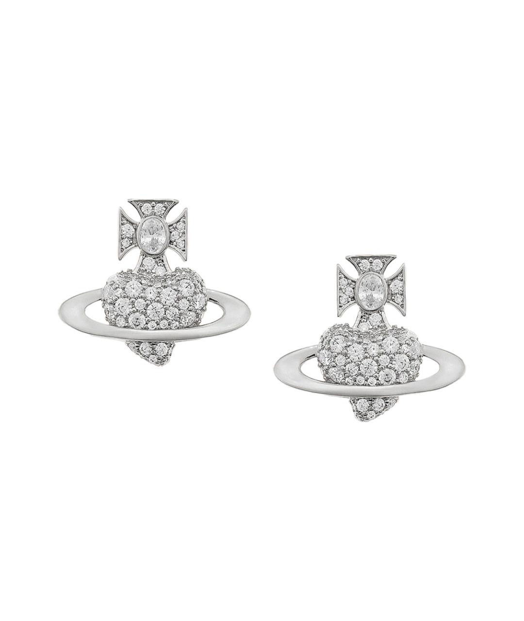 VIVIENNE WESTWOOD Серебряные латунные серьги, фото 1