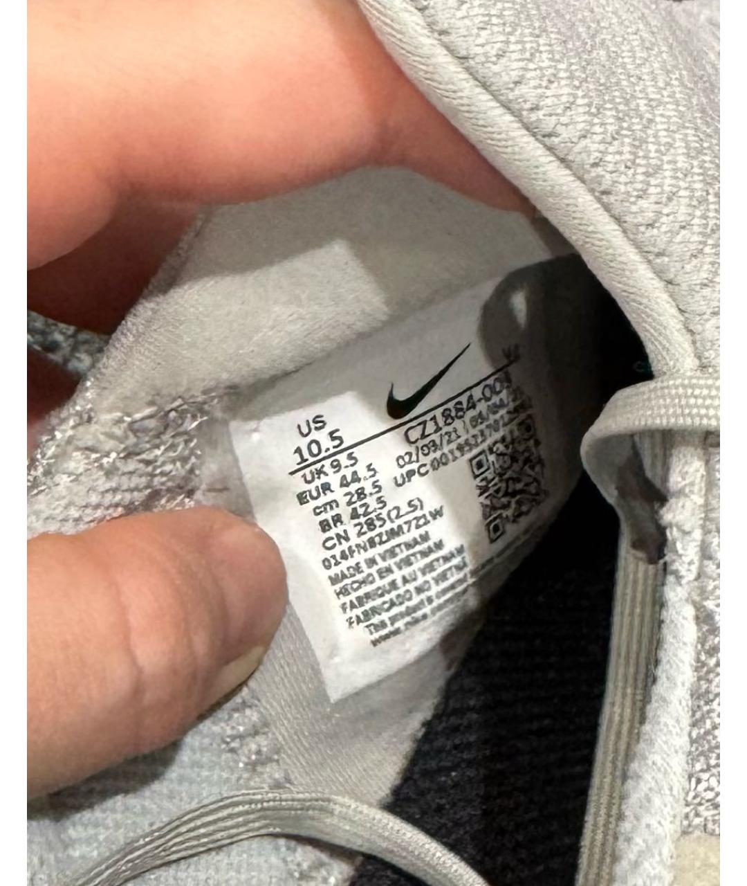 NIKE Серые низкие кроссовки / кеды, фото 6
