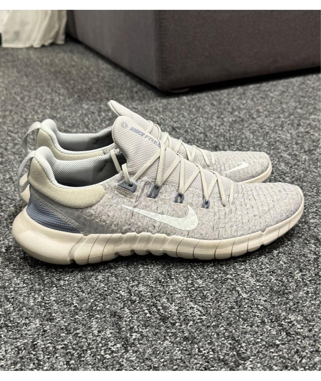 NIKE Серые низкие кроссовки / кеды, фото 5