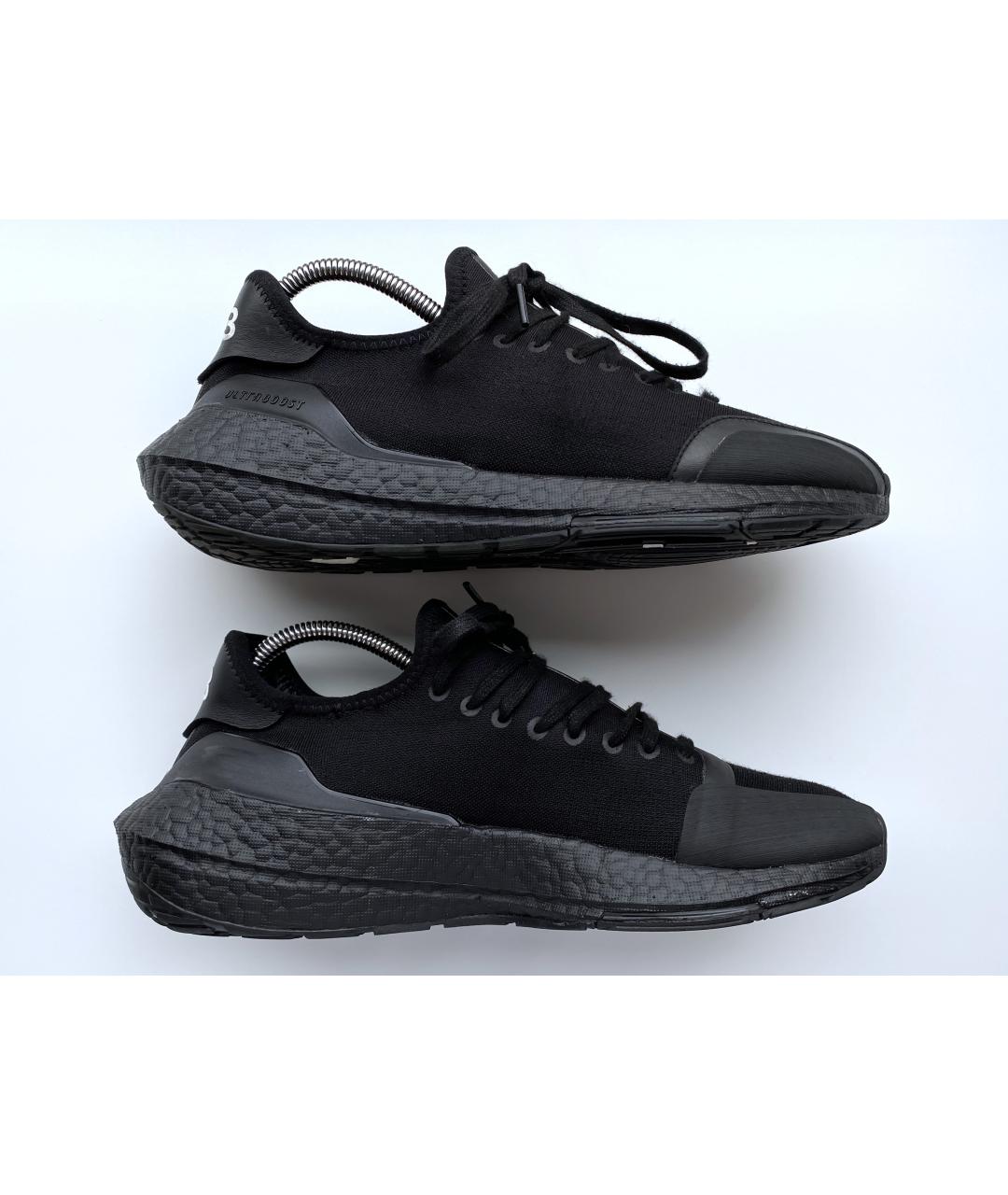 Y-3 Черные низкие кроссовки / кеды, фото 10