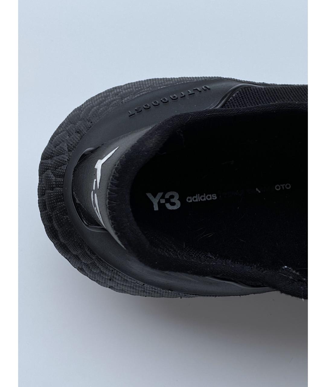 Y-3 Черные низкие кроссовки / кеды, фото 7