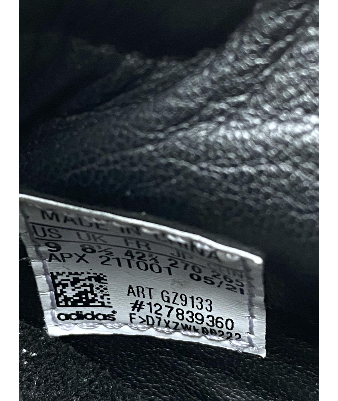 Y-3 Черные низкие кроссовки / кеды, фото 8
