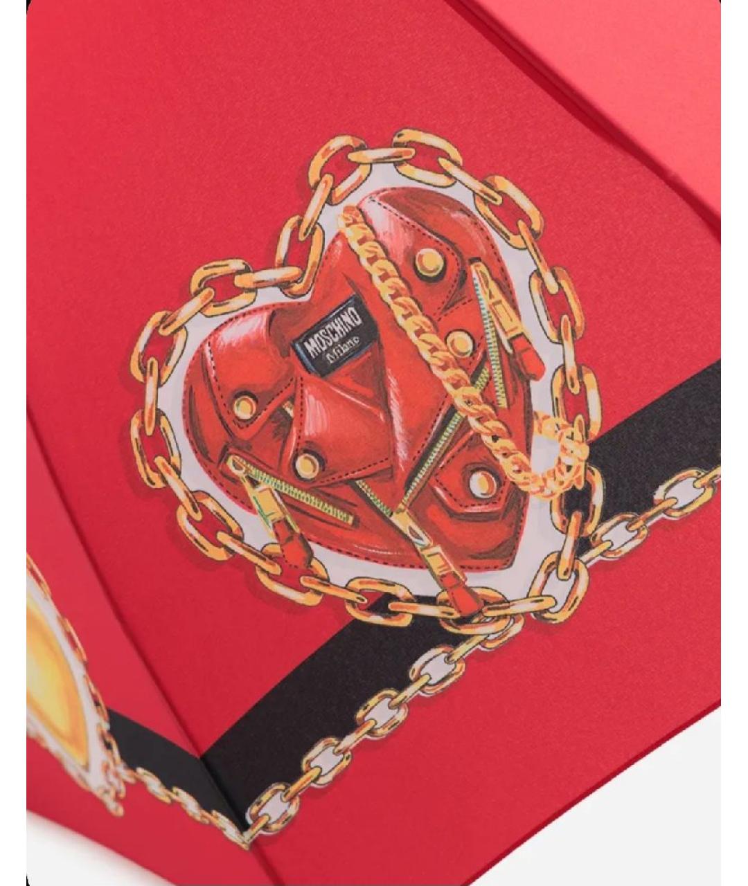 MOSCHINO Красный зонт, фото 2