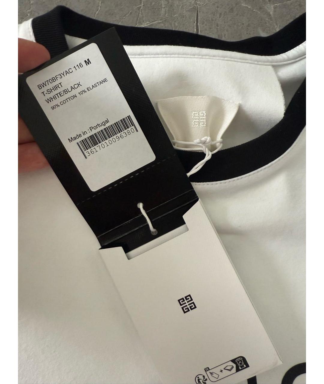 GIVENCHY Белая футболка, фото 3