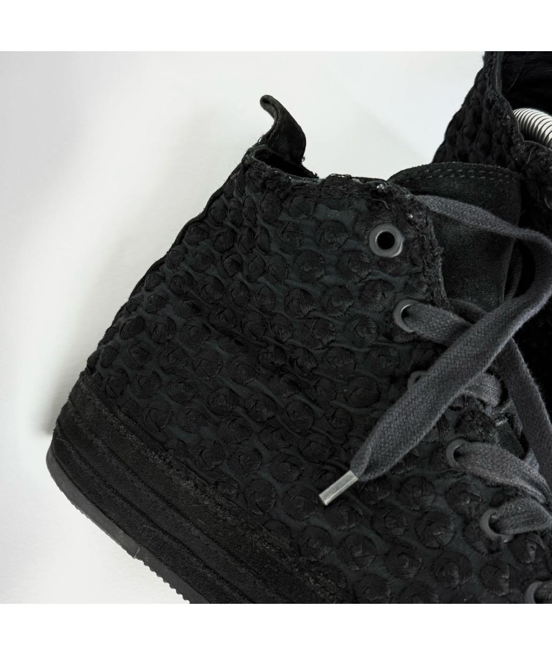 ANN DEMEULEMEESTER Черные кеды, фото 4