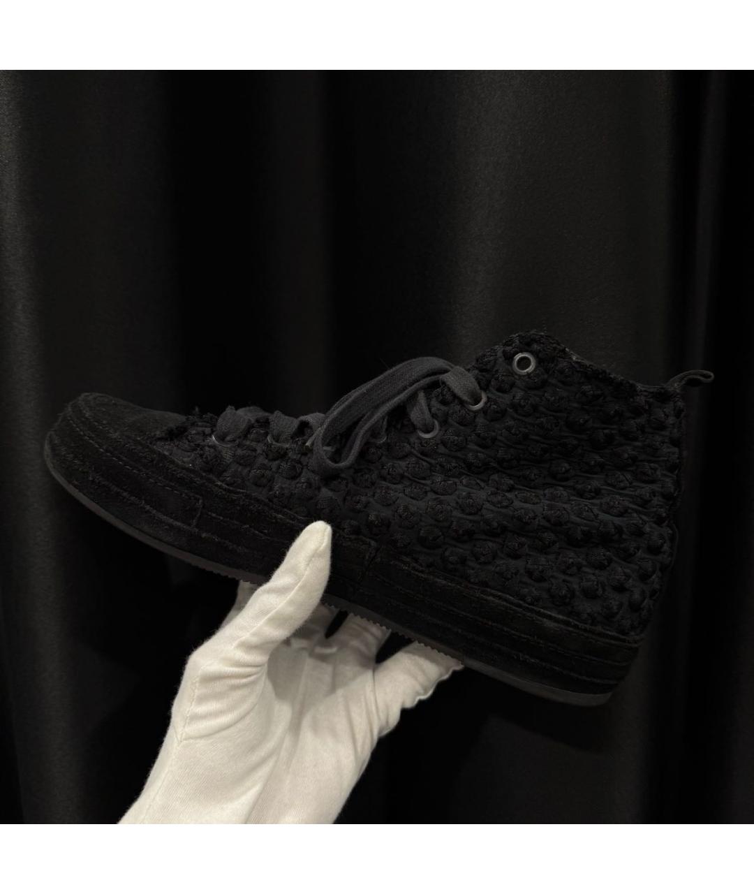 ANN DEMEULEMEESTER Черные кеды, фото 3