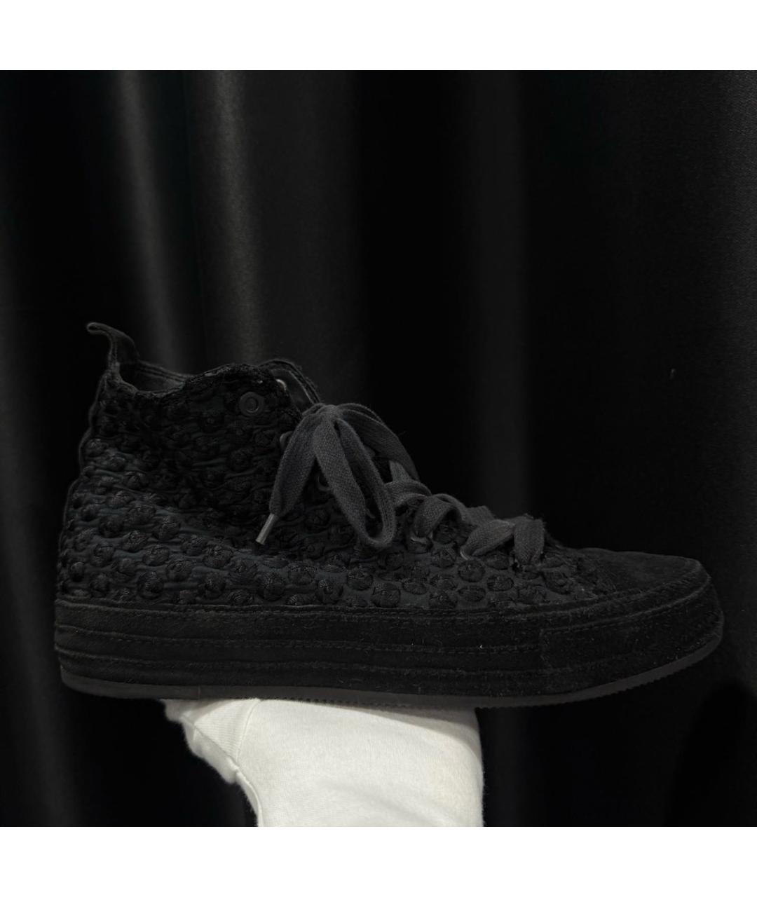 ANN DEMEULEMEESTER Черные кеды, фото 9