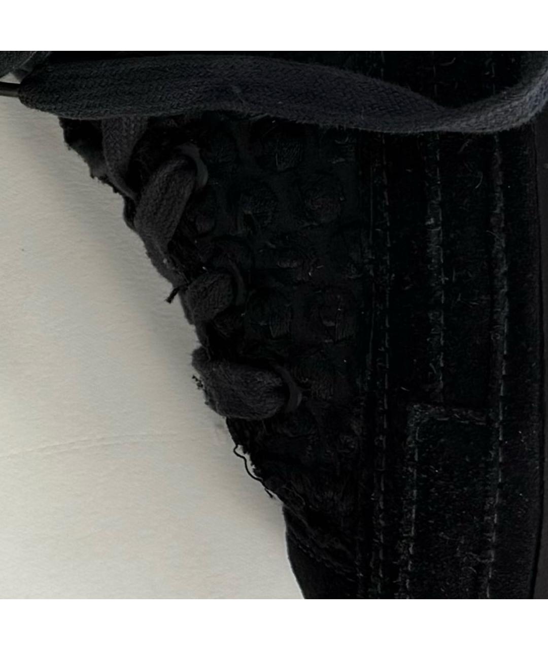 ANN DEMEULEMEESTER Черные кеды, фото 8