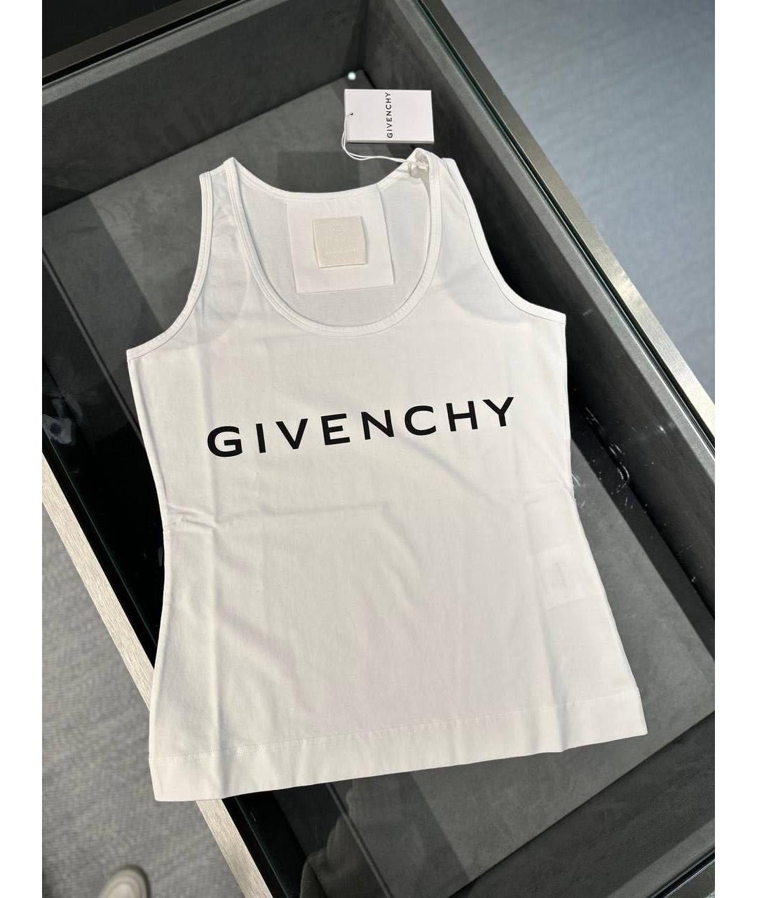 GIVENCHY Белая хлопковая майка, фото 4