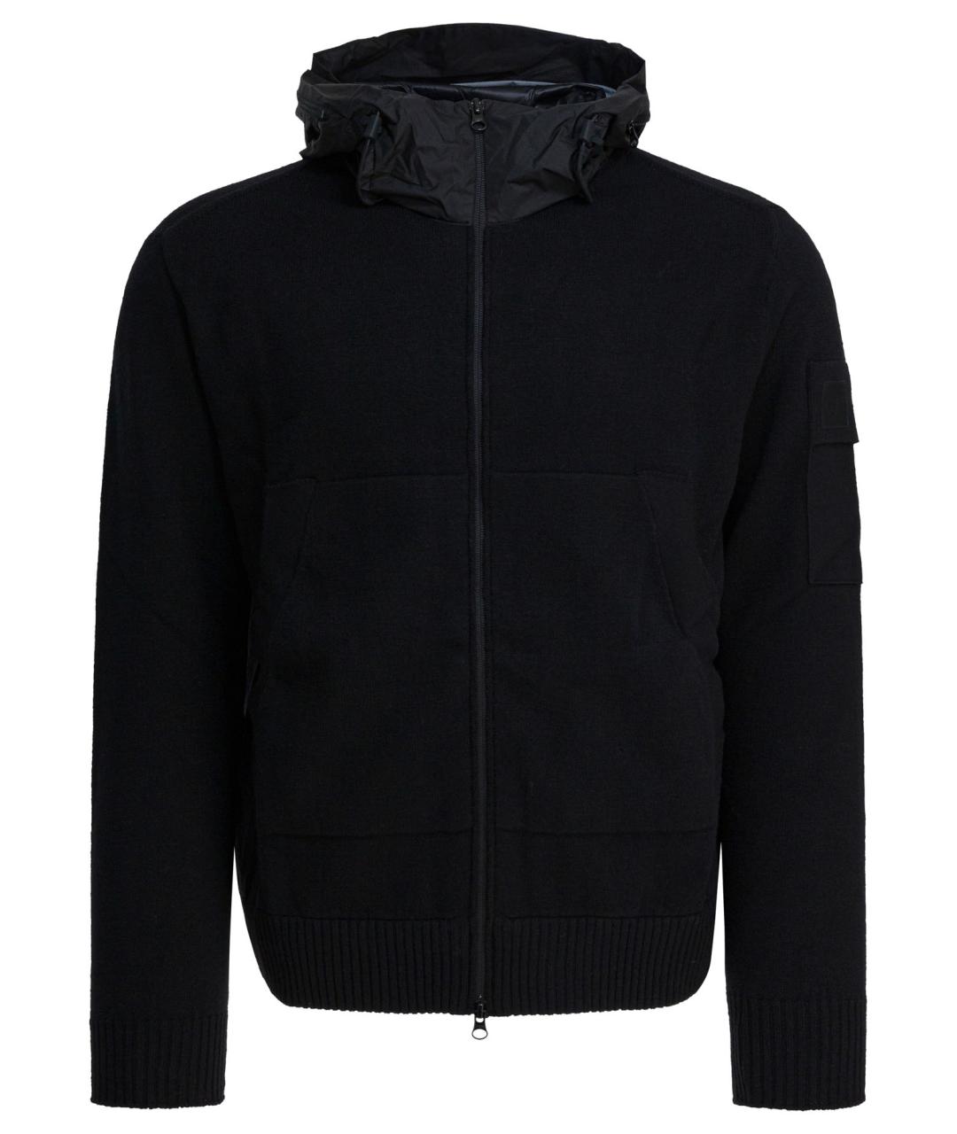 CP COMPANY Черная полиамидовая куртка, фото 1